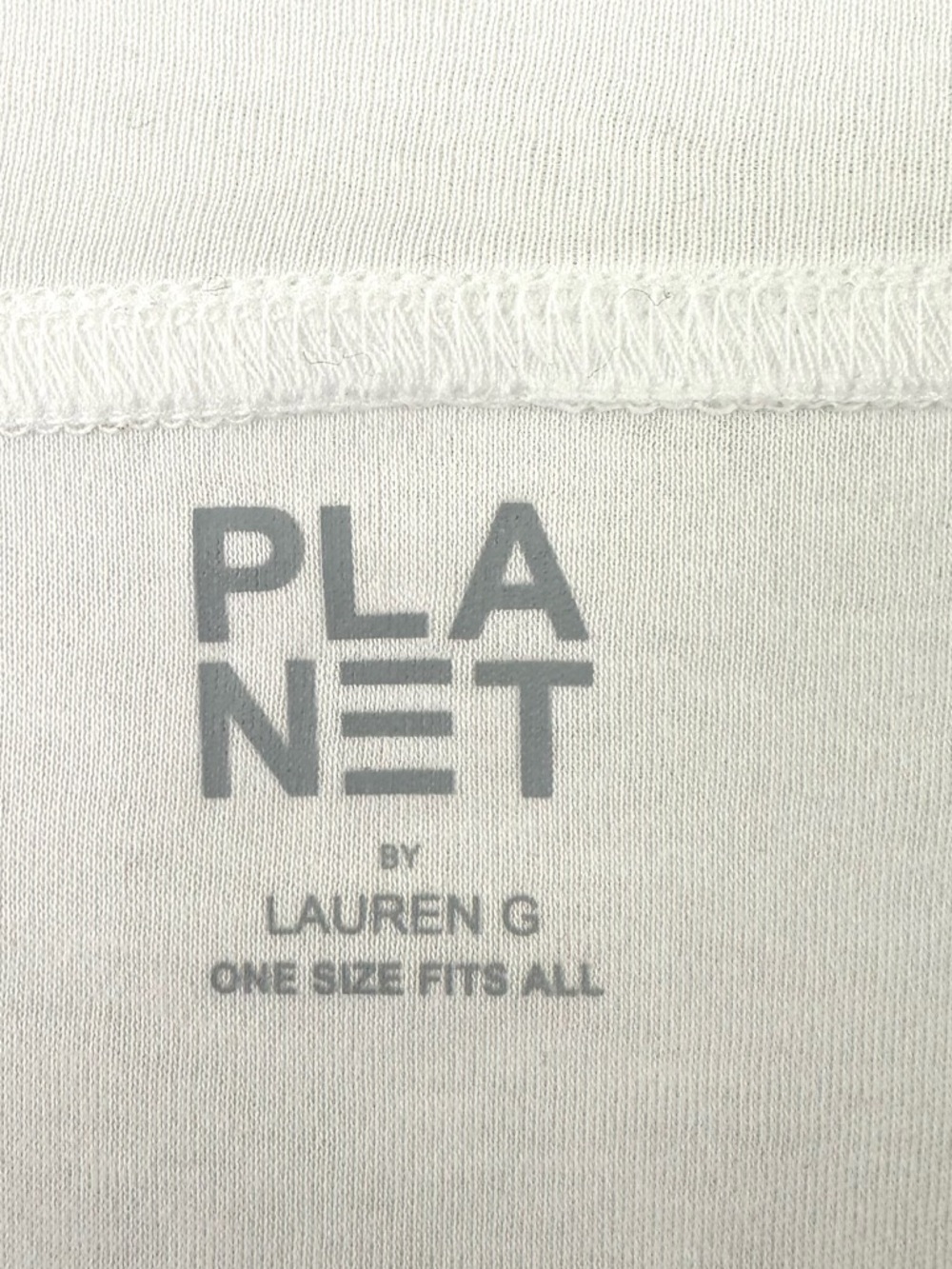Planet By Lauren G • Pima Cotton Spotlight Oversized Crew Swing Tee - Picture 11 of 12